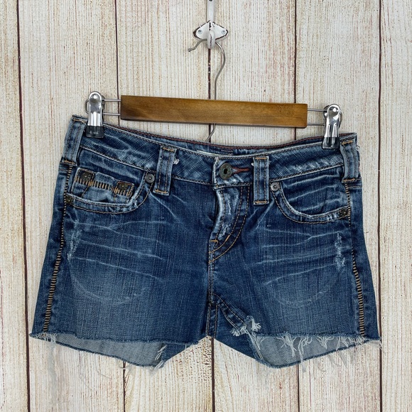 1921  Western Glove Cut Off Denim Shorts - Picture 2 of 12